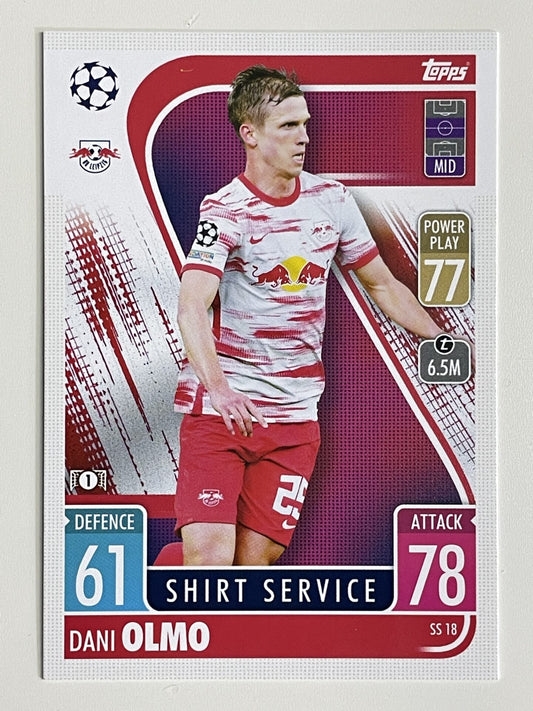 Dani Olmo RB Leipzig Base Topps Match Attax Extra 2021:22 Champions League Card