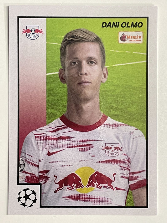 Dani Olmo RB Leipzig Base Topps Merlin Heritage 97 UEFA Champions League Card