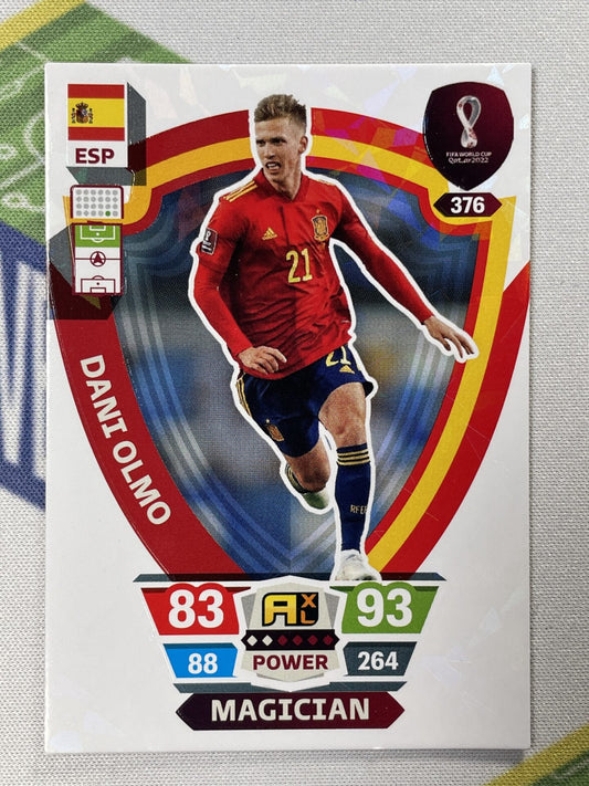 Dani Olmo Spain Magician Panini World Cup 2022 Adrenalyn XL Card