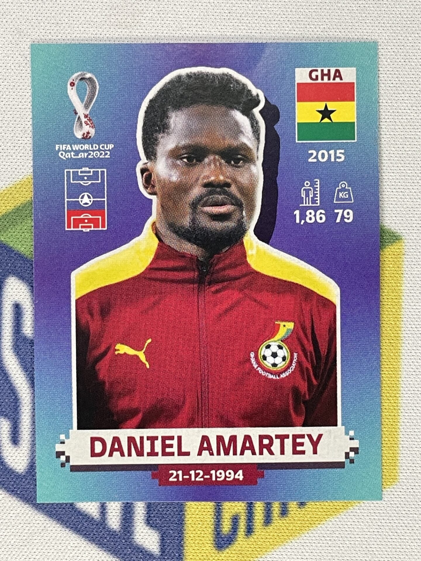 Daniel Amartey Ghana Panini World Cup 2022 Qatar Stickers