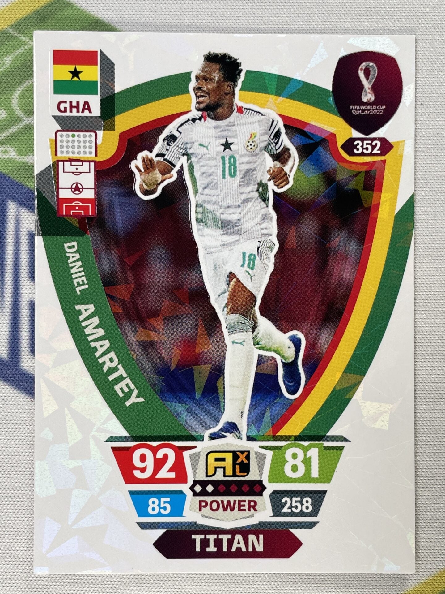 Daniel Amartey Ghana Titan Panini World Cup 2022 Adrenalyn XL Card