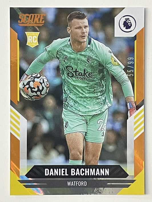 Daniel Bachmann Watford Base Orange Lava Parallel Panini Premier League Score 2021 2022