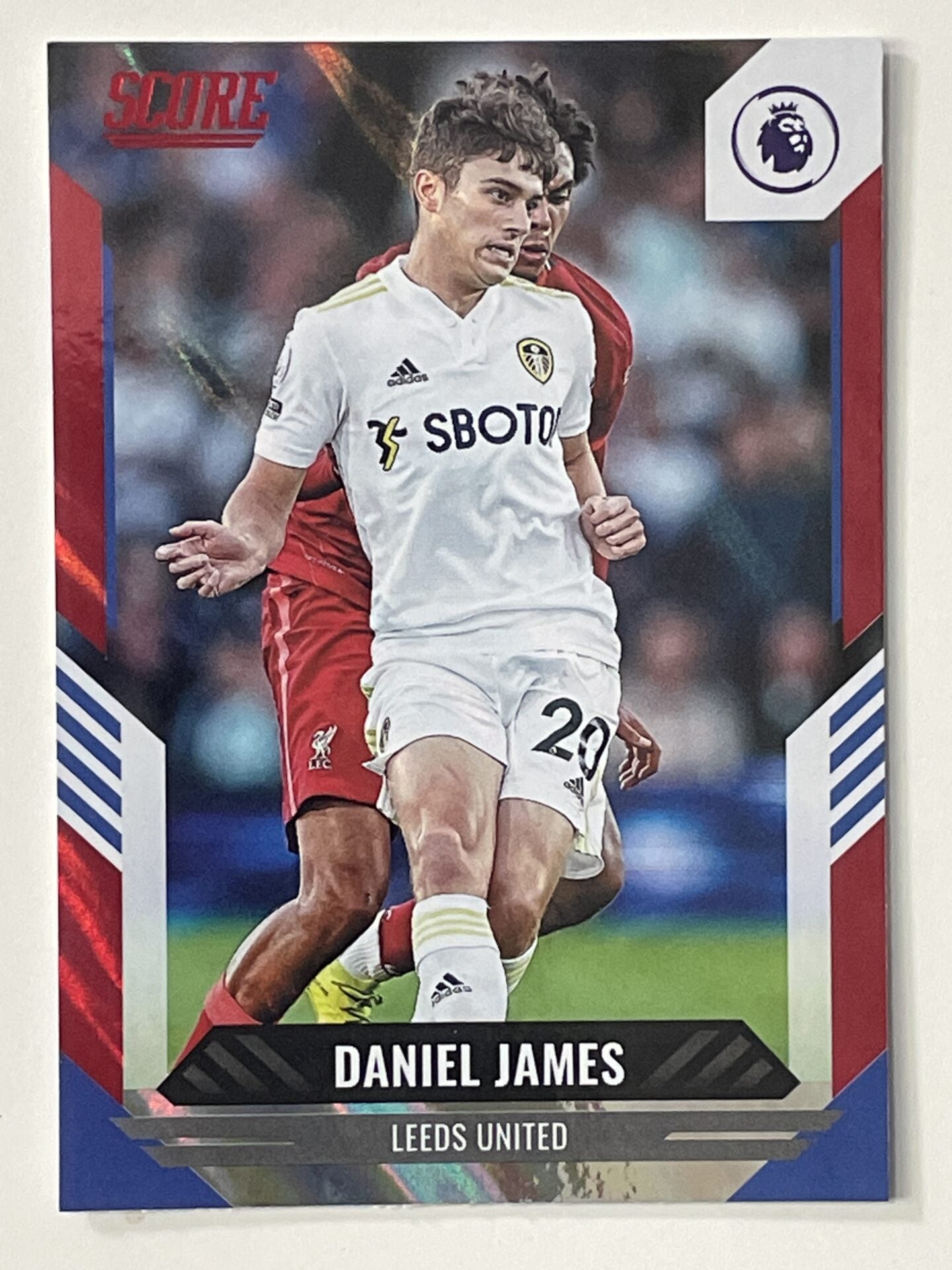 Daniel James Leeds United Base Red Lava Parallel Panini Premier League Score 2021 2022