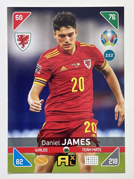 Daniel James Team Mates (Wales) Football Card &#8211; Euro 2020 Adrenalyn XL