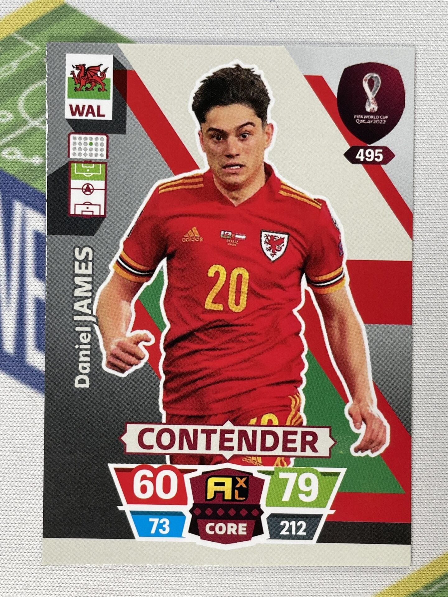 Daniel James Wales Panini World Cup 2022 Adrenalyn XL Card