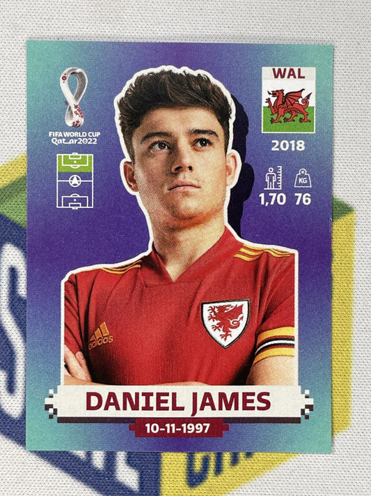 Daniel James Wales Panini World Cup 2022 Qatar Stickers