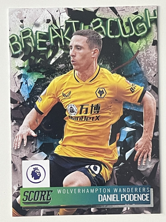 Daniel Podence Wolves Breakthrough Panini Premier League Score 2021 2022