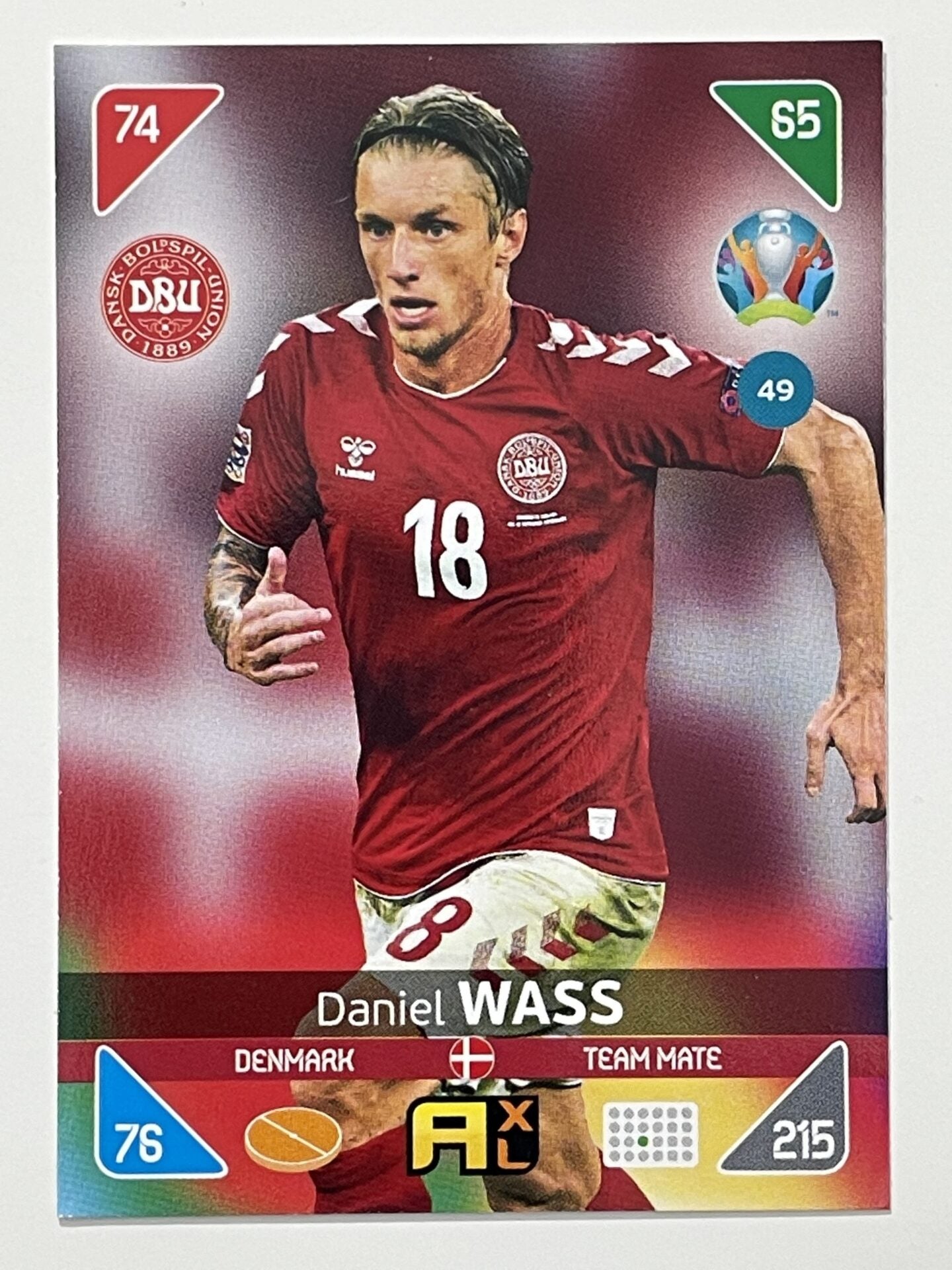 Daniel Wass Team Mates (Denmark) Football Card &#8211; Euro 2020 Adrenalyn XL