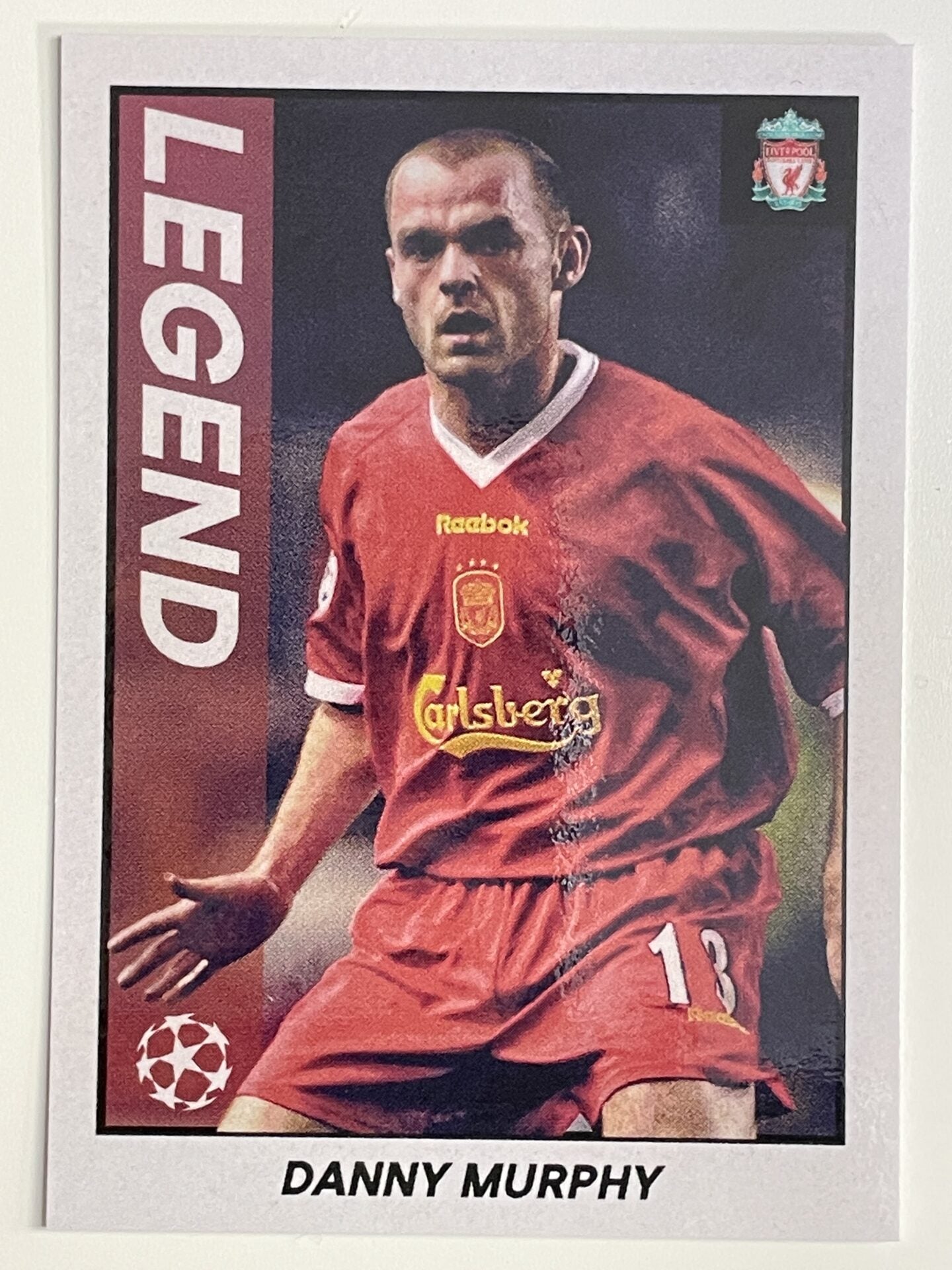 Danny Murphy Liverpool Legend Topps Merlin Heritage 97 UEFA Champions League Card