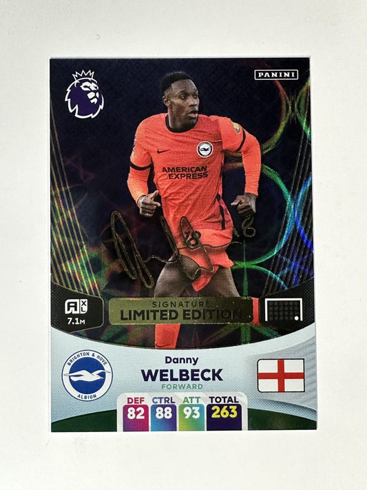 Danny Welbeck Brighton Signature Limited Edition Panini Premier League Adrenalyn XL 2024 Card