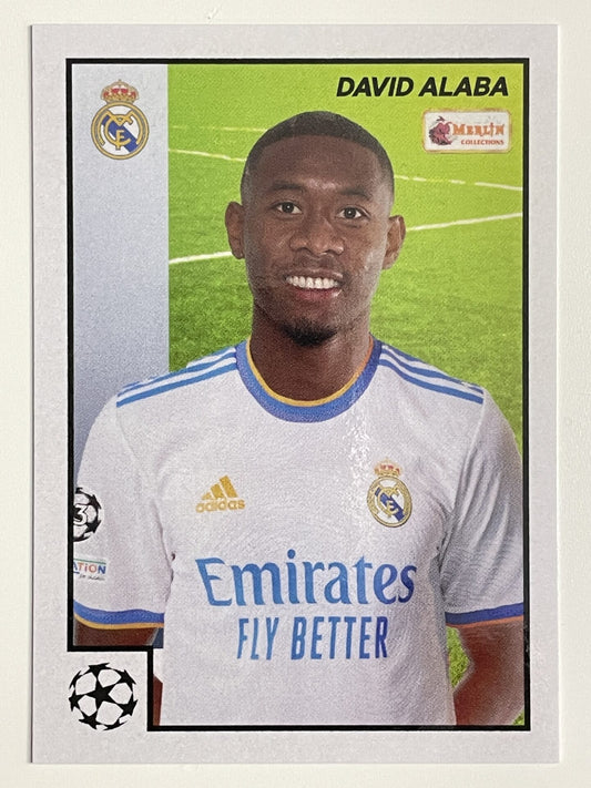 David Alaba Real Madrid Base Topps Merlin Heritage 97 UEFA Champions League Card