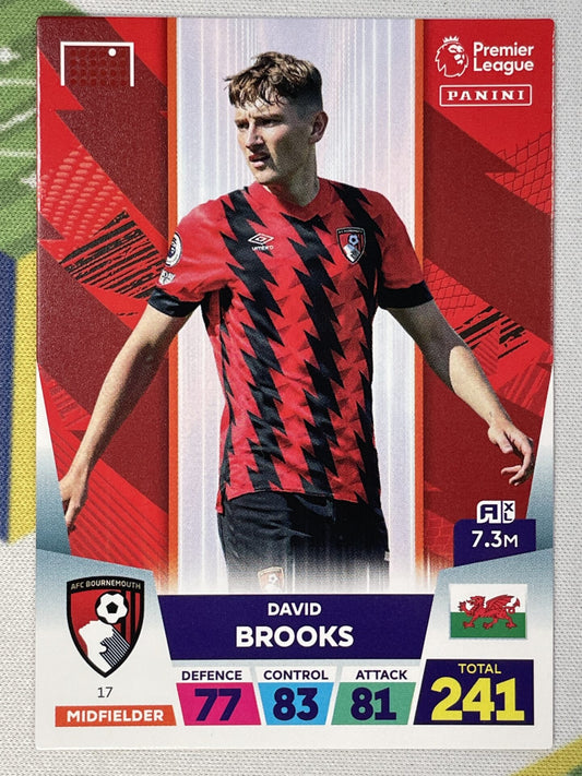 David Brooks Bournemouth Panini Premier League Adrenalyn XL 2023 Card