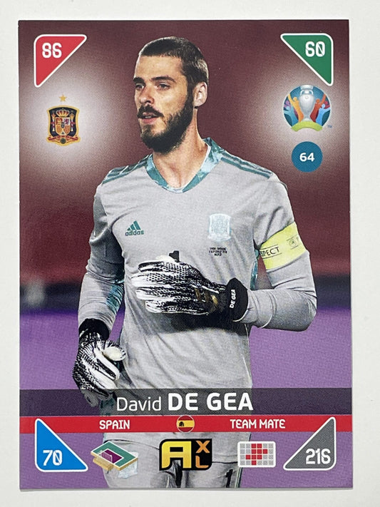 David De Gea Team Mates (Spain) Football Card &#8211; Euro 2020 Adrenalyn XL