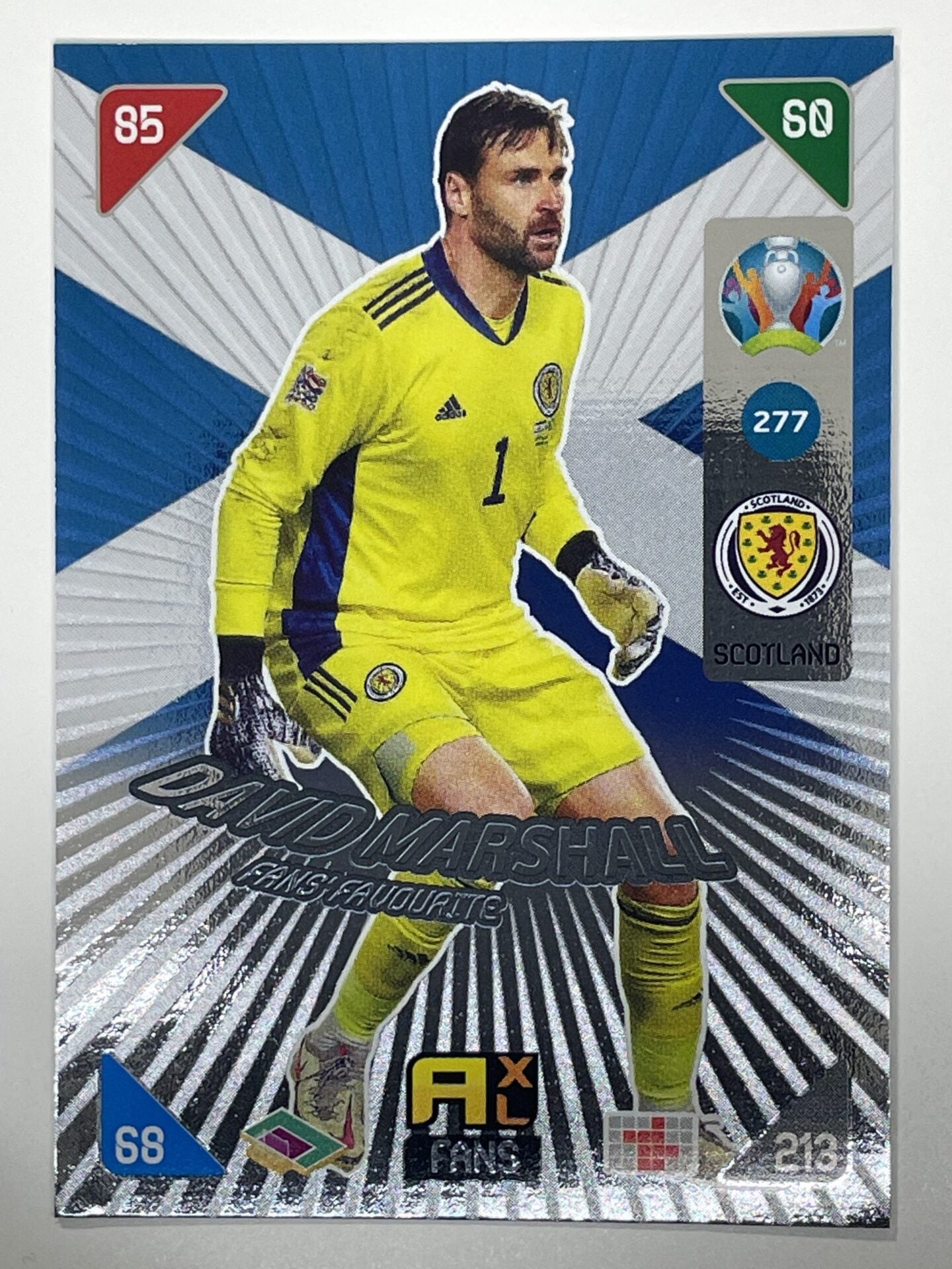 David Marshall Fans Favourties (Scotland) Football Card &#8211; Euro 2020 Adrenalyn XL