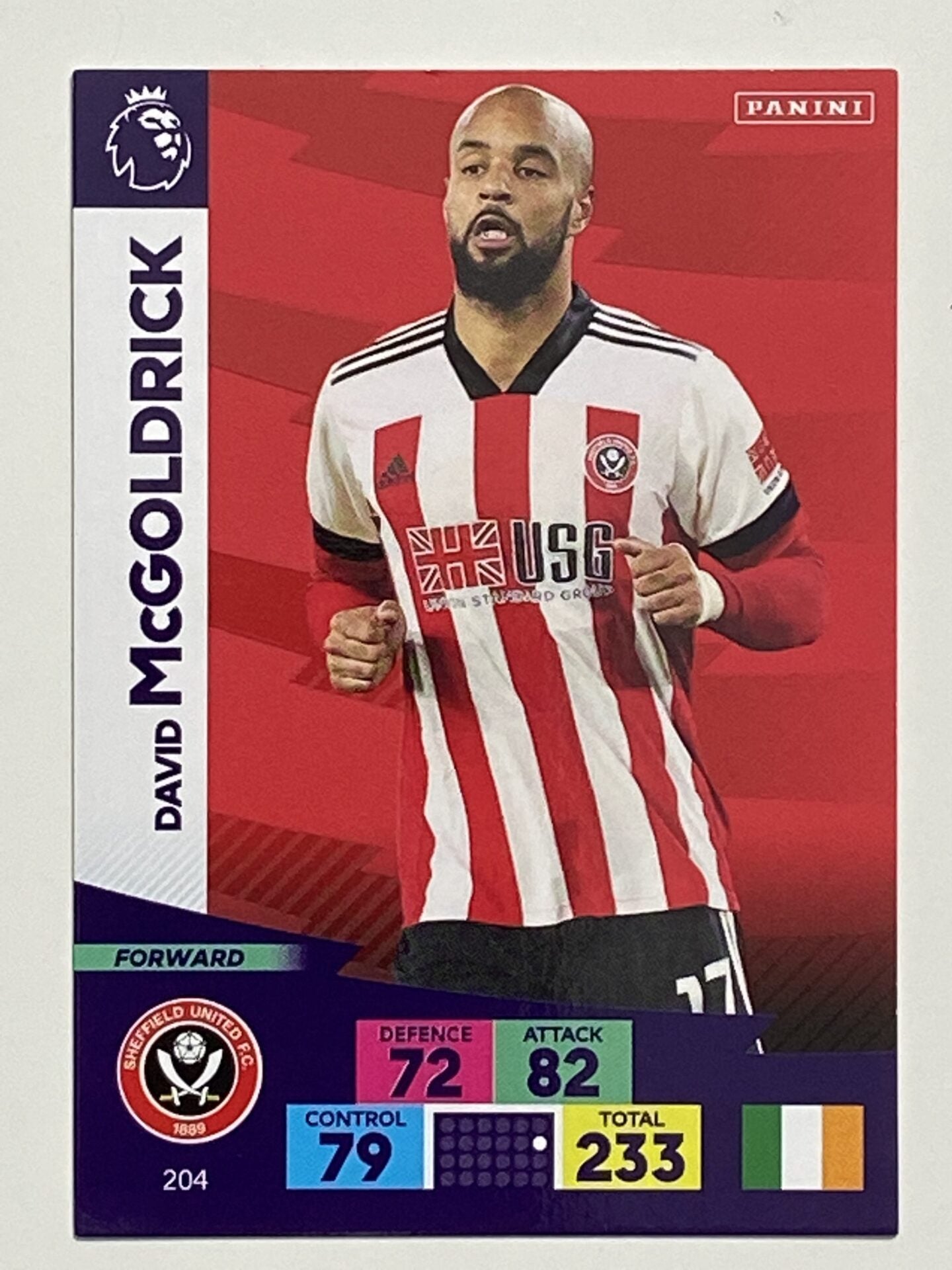 David McGoldrick (Sheffield United) Football Card &#8211; Premier League Adrenalyn XL 2020:21