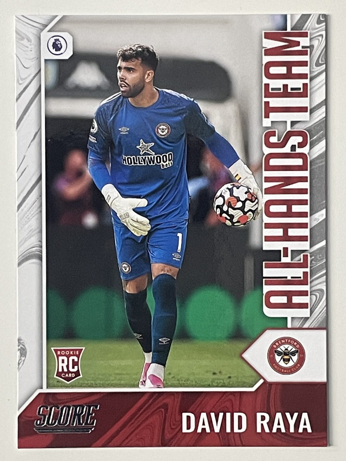 David Raya Brentford All-Hands Team Panini Premier League Score 2021 2022