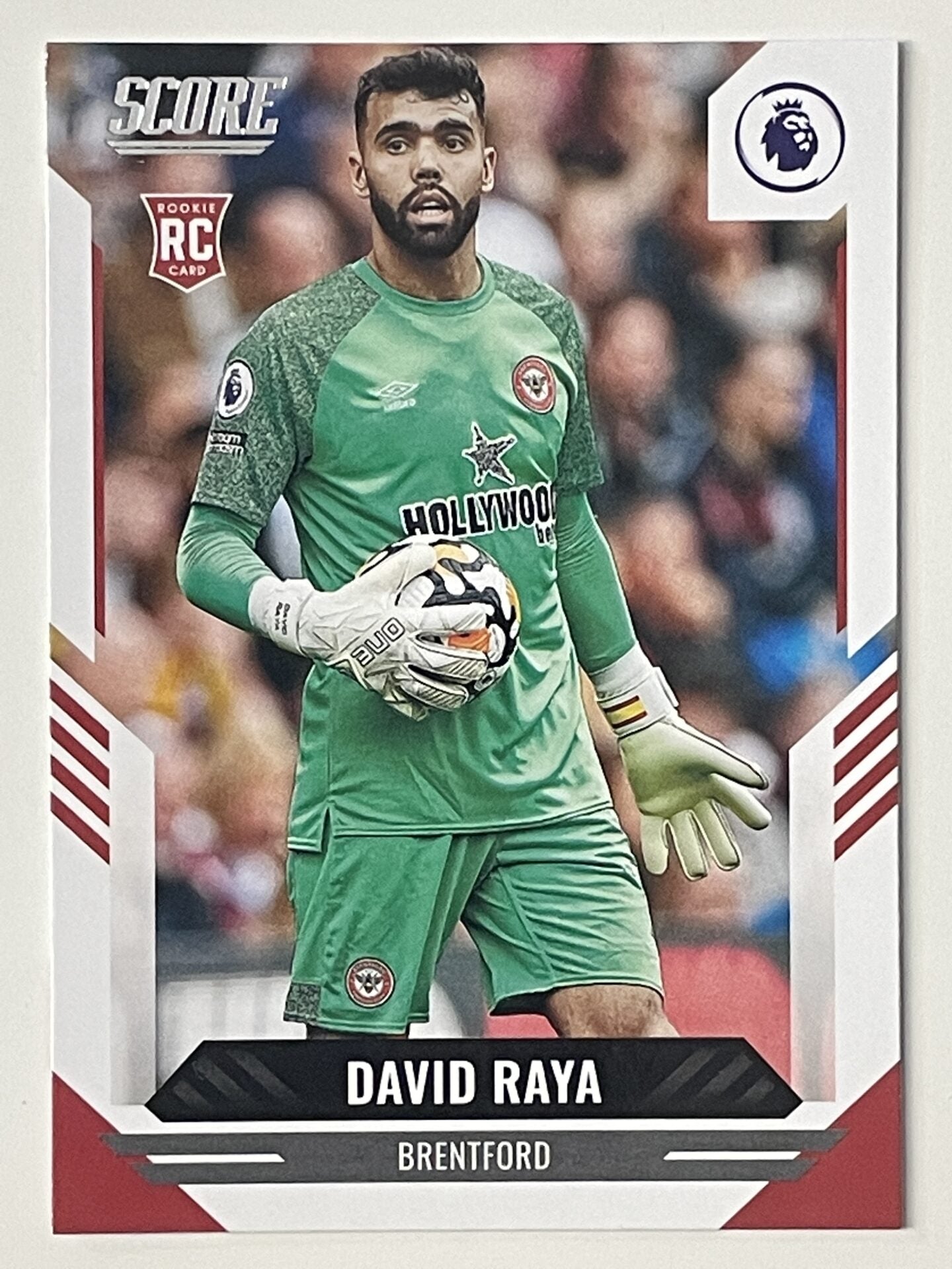 David Raya Brentford Base Panini Premier League Score 2021 2022