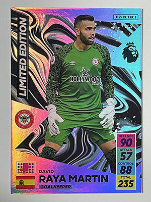 David-Raya-Martin-Brentford-Limited-Edition-Panini-Adrenalyn-XL-2021-22-Card-Football