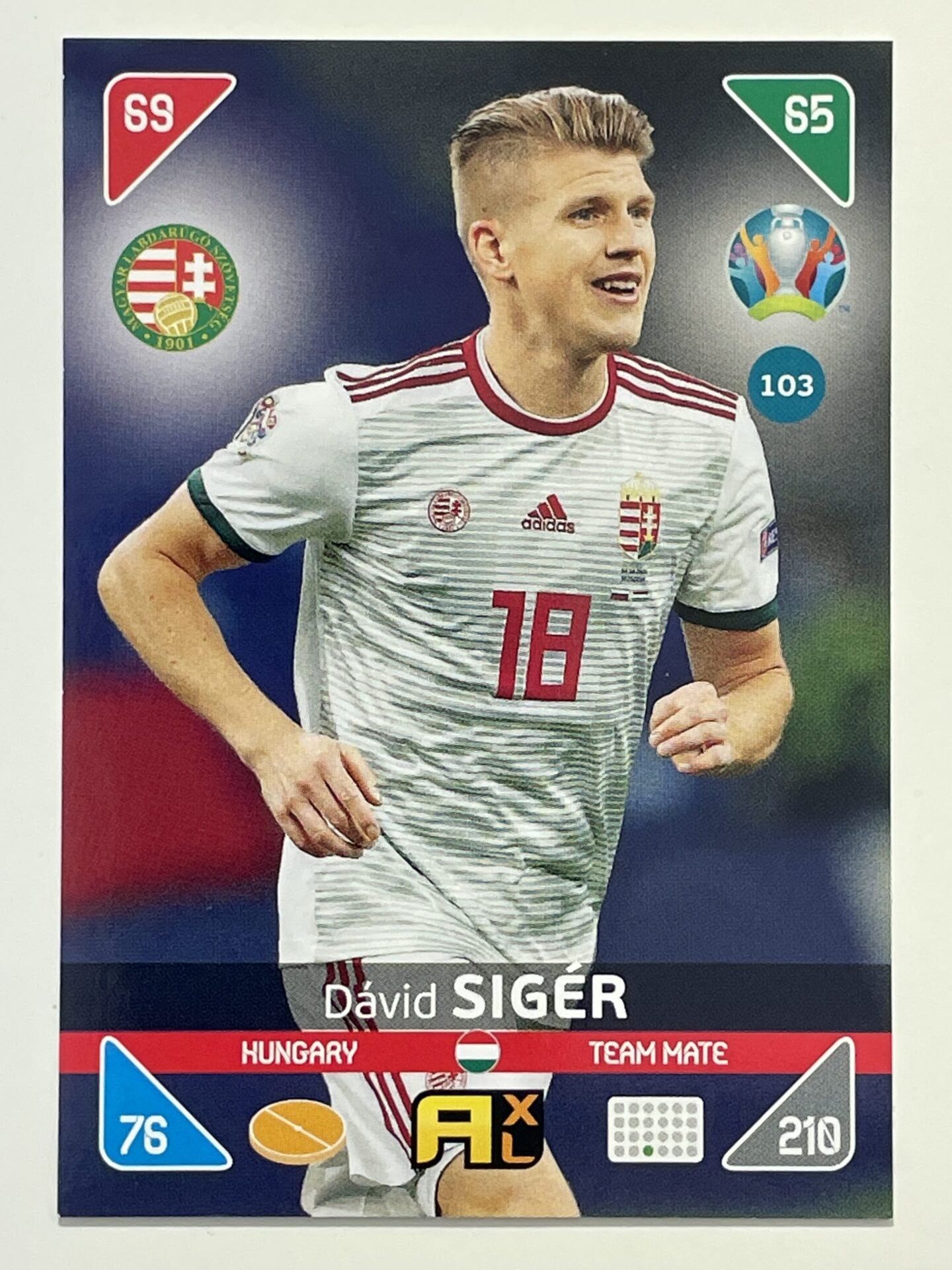 David Siger Team Mates (Hungary) Football Cards &#8211; Euro 2020 Adrenalyn XL