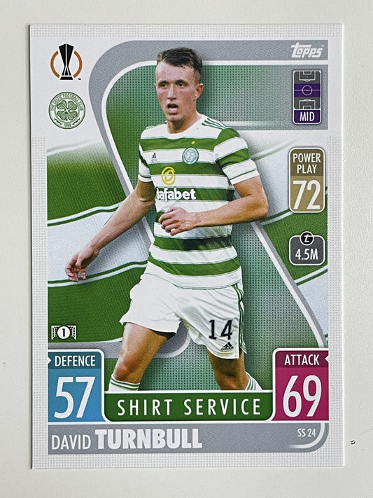 David Turnbull Celtic Base Topps Match Attax Extra 2021:22 Champions League Card