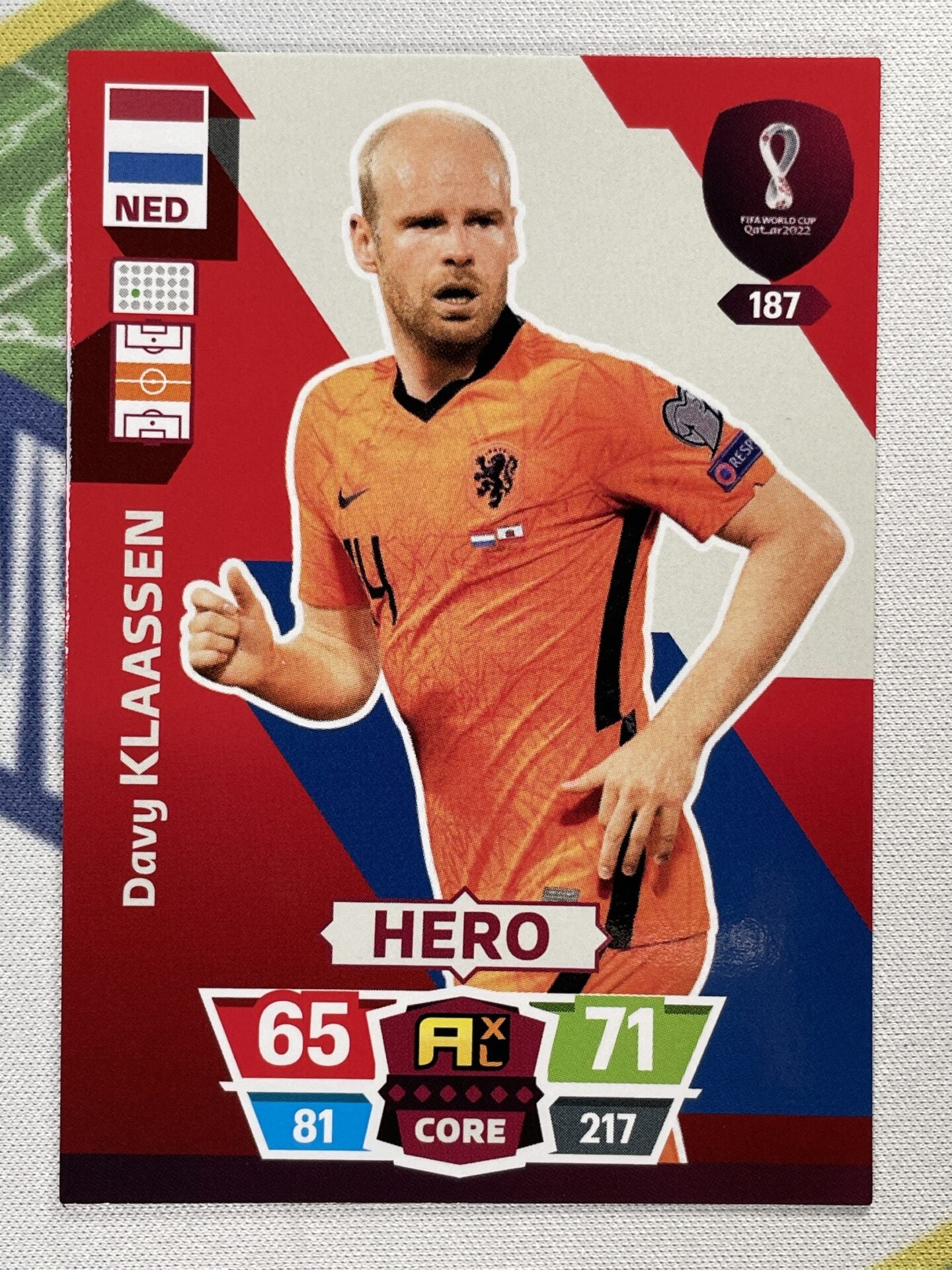 Davy Klaassen Netherlands Panini World Cup 2022 Adrenalyn XL Card