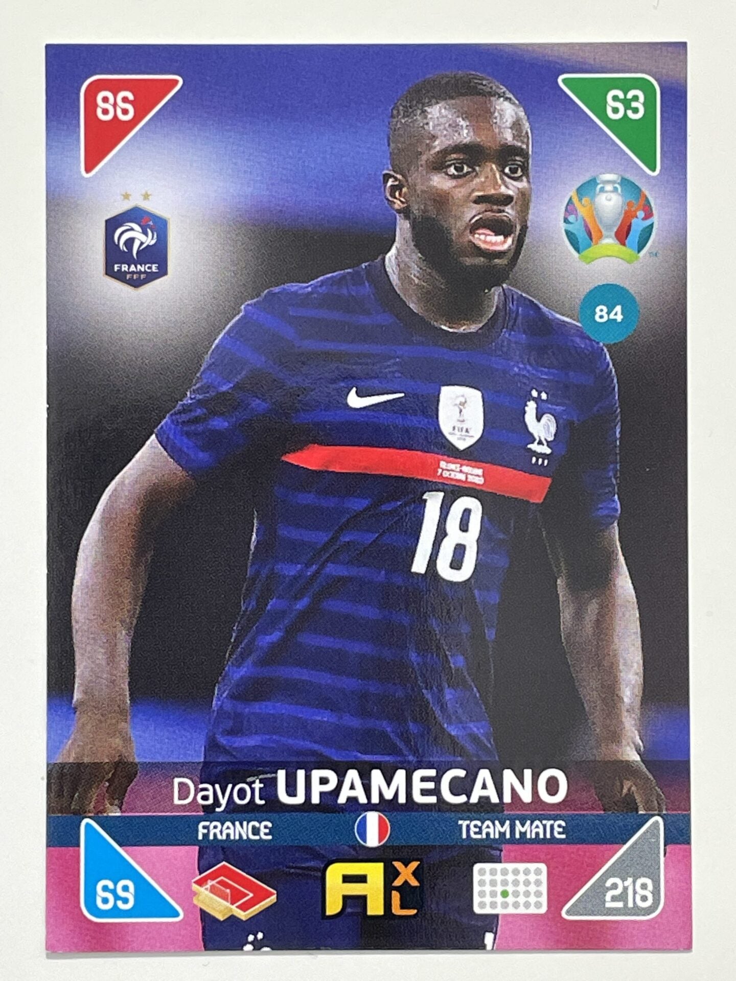 Dayot Upamecano Team Mates (France) Football Cards &#8211; Euro 2020 Adrenalyn XL