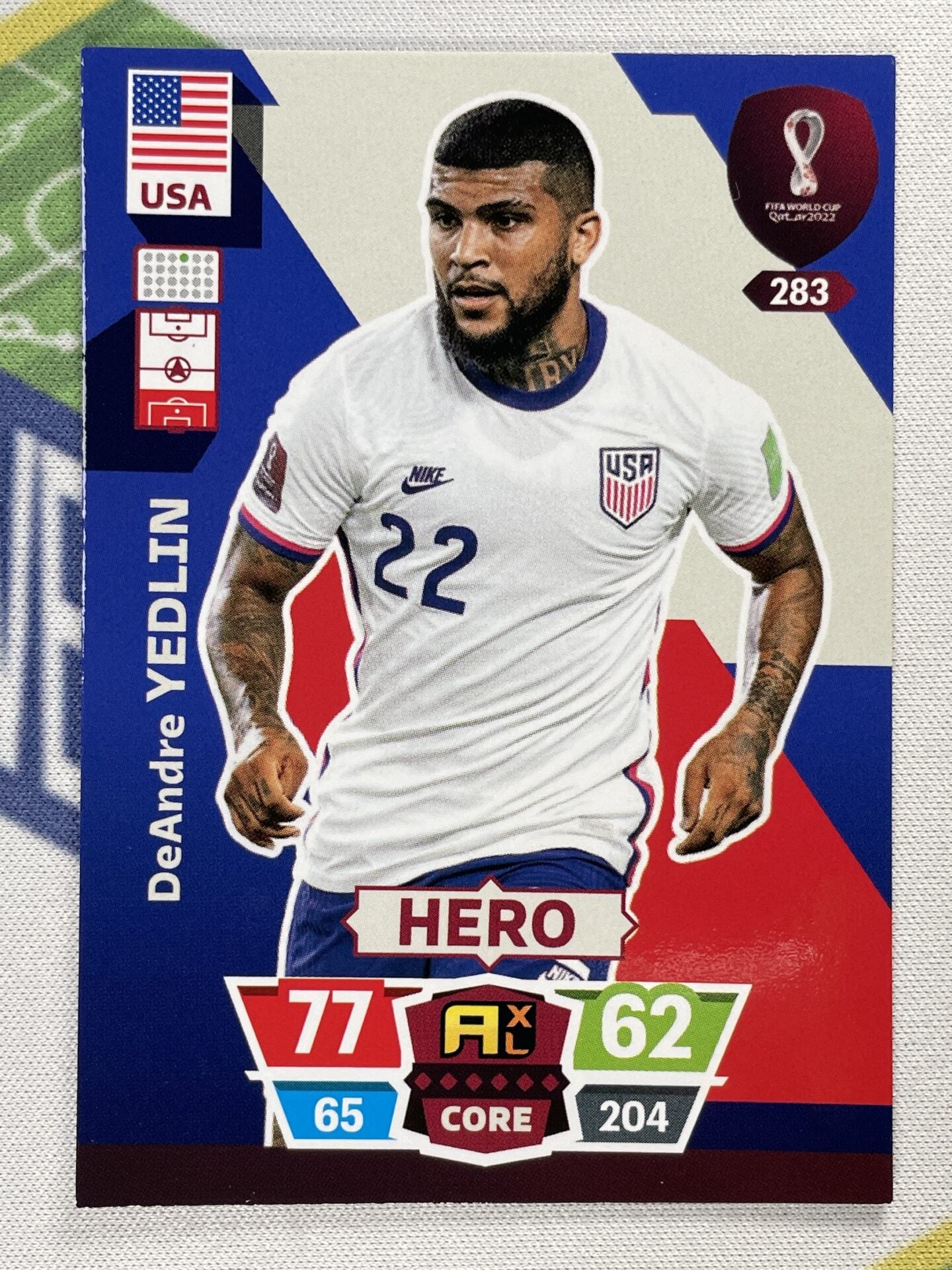 DeAndre Yedlin USA Panini World Cup 2022 Adrenalyn XL Card