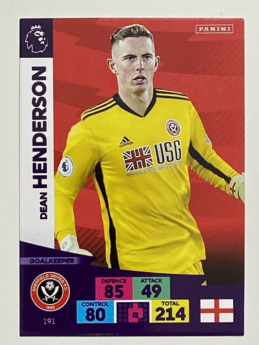 Dean Henderson (Sheffield United) Football Card &#8211; Premier League Adrenalyn XL 2020:21