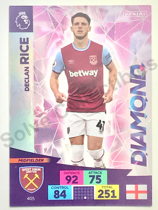 Declan Rice (West Ham) &#8211; Diamond Football Card &#8211; Premier League Adrenalyn XL 2020:21