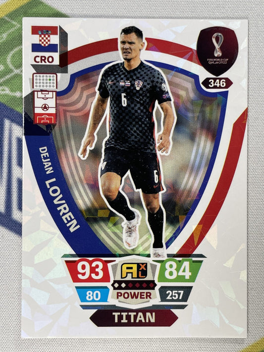 Dejan Kulusevski Croatia Titan Panini World Cup 2022 Adrenalyn XL Card