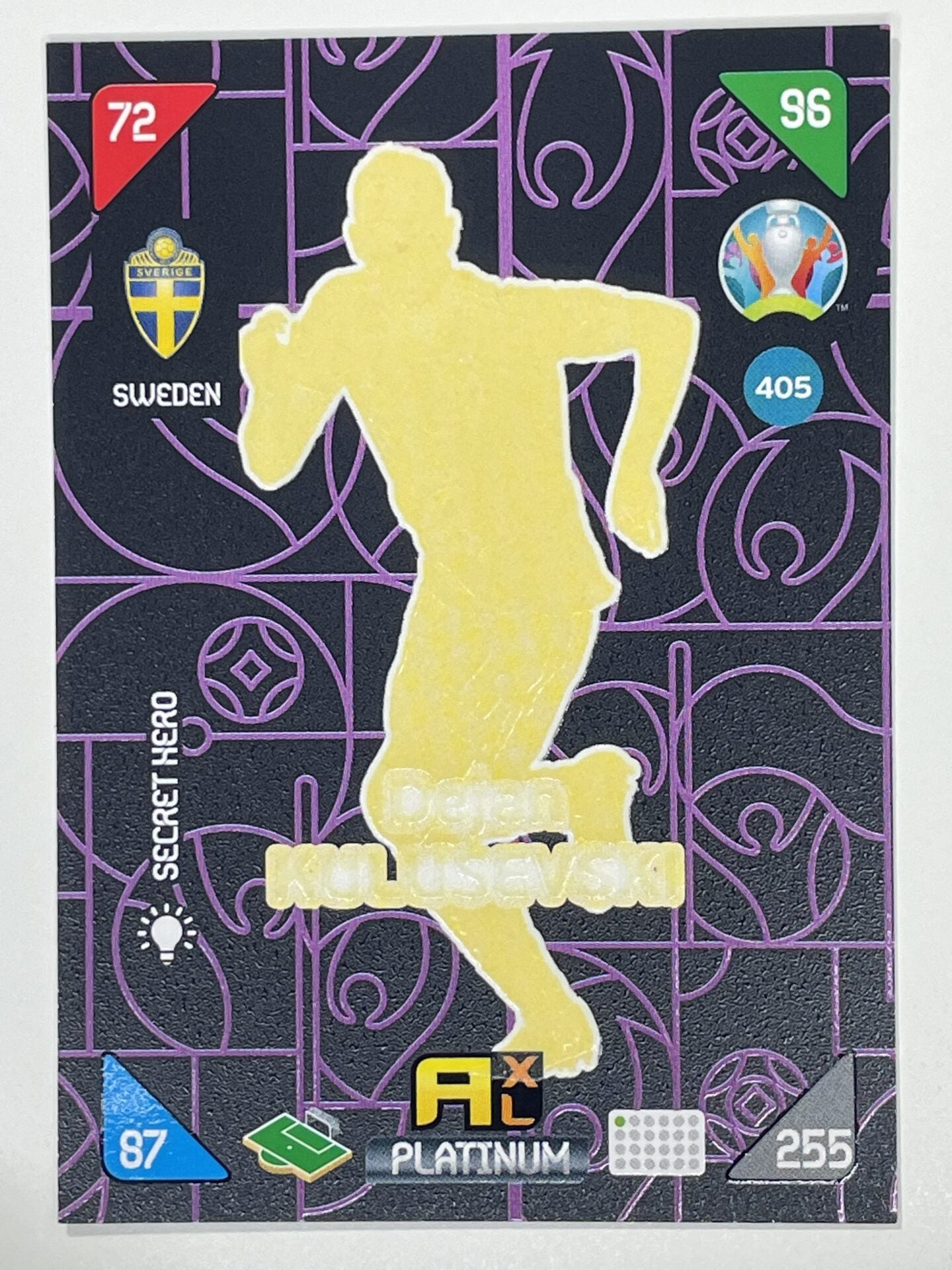 Dejan Kulusevski Secret Heroes (Sweden) Football Card &#8211; Euro 2020 Adrenalyn XL