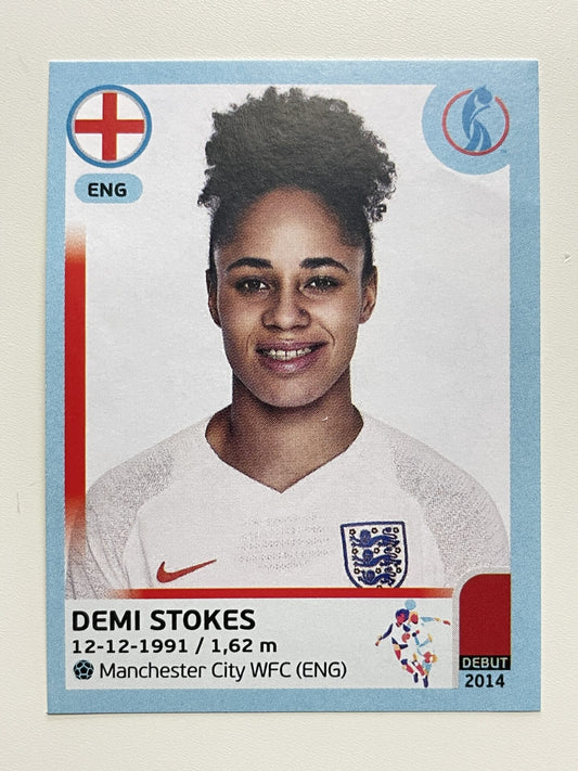 Demi Stokes England Base Panini Womens Euro 2022 Stickers Collection