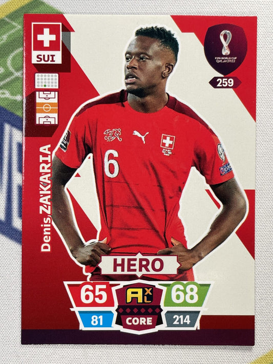 Denis Zakaria Switzerland Panini World Cup 2022 Adrenalyn XL Card