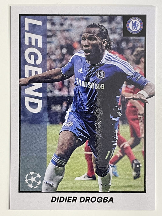 Didier Drogba Chelsea Legend Topps Merlin Heritage 97 UEFA Champions League Card