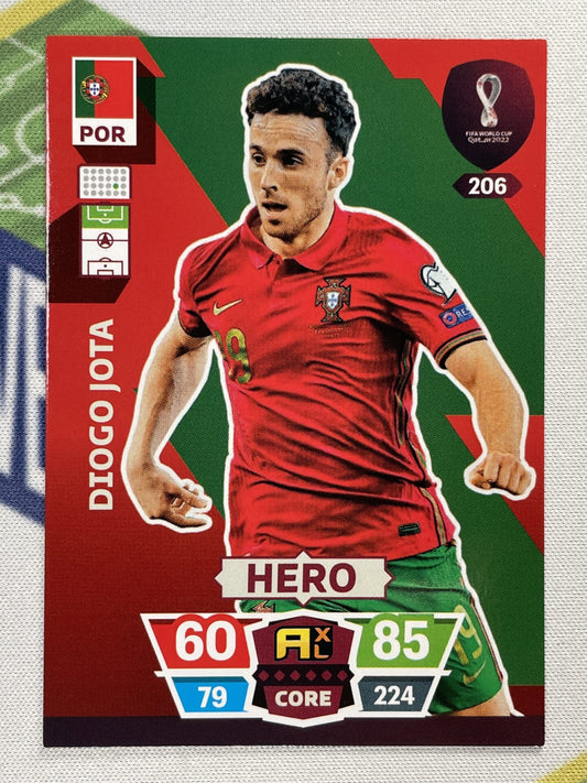 Diogo Jota Portugal Panini World Cup 2022 Adrenalyn XL Card