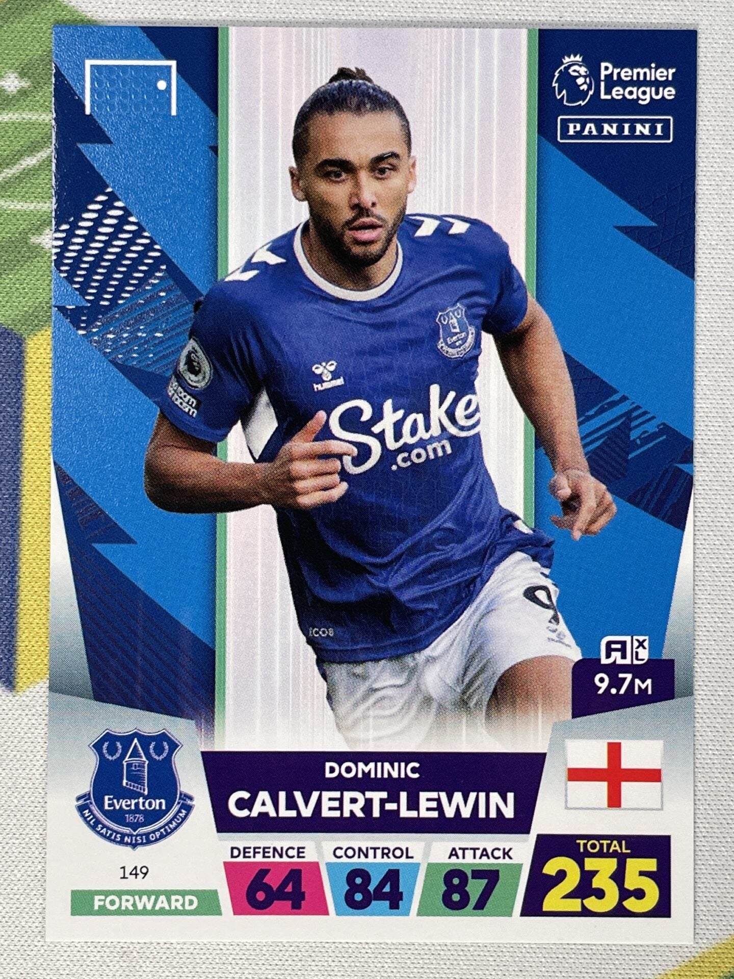 Dominic Calvert-Lewin Everton Panini Premier League Adrenalyn XL 2023 Card