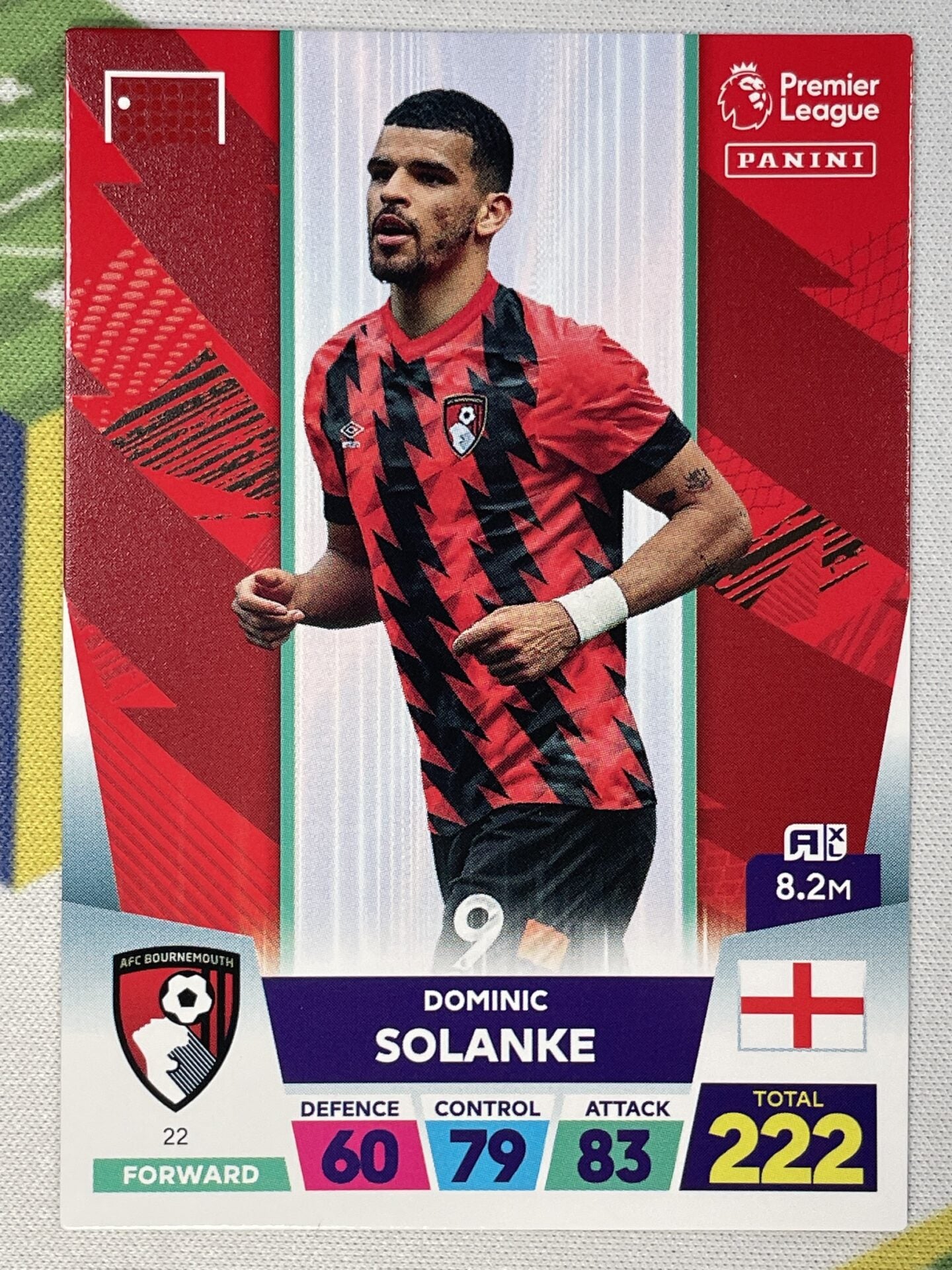 Dominic Solanke Bournemouth Panini Premier League Adrenalyn XL 2023 Card