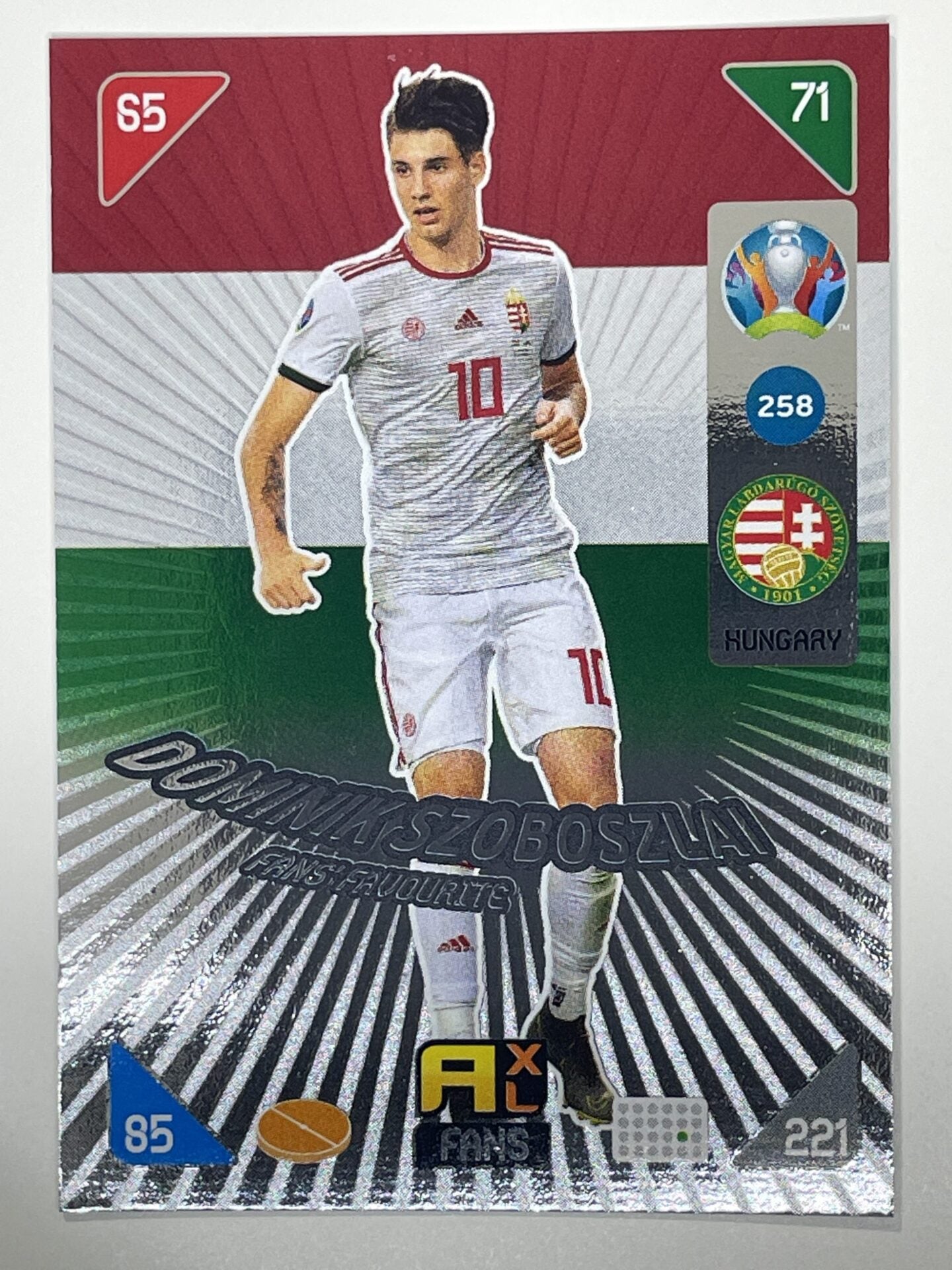 Dominik Szoboszlai Fans Favourites (Hungary) Football Cards &#8211; Euro 2020 Adrenalyn XL