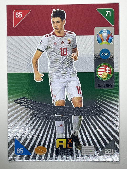 Dominik Szoboszlai Fans Favourites (Hungary) Football Cards &#8211; Euro 2020 Adrenalyn XL