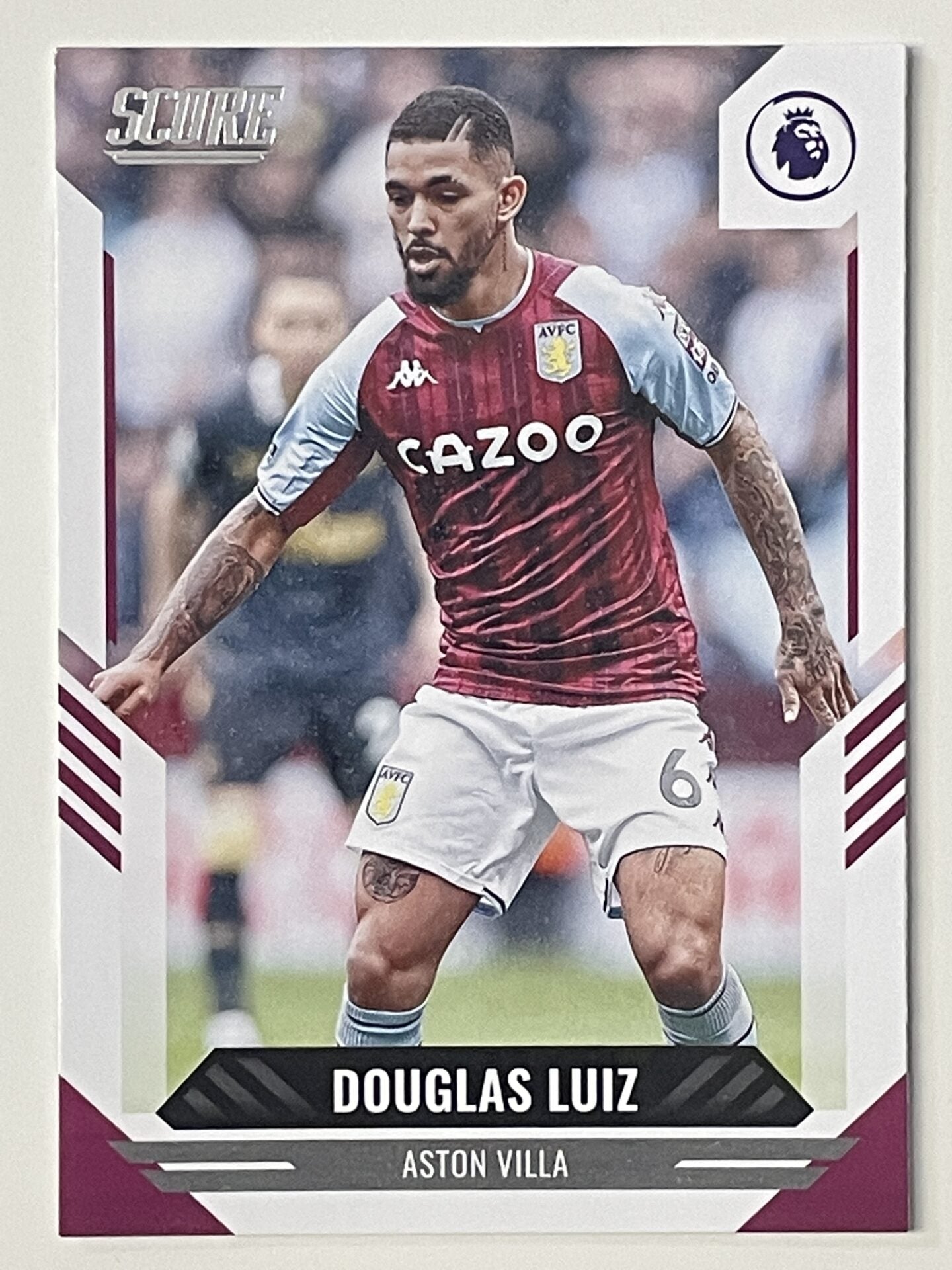 Douglas Luiz Aston Villa Base Panini Premier League Score 2021 2022