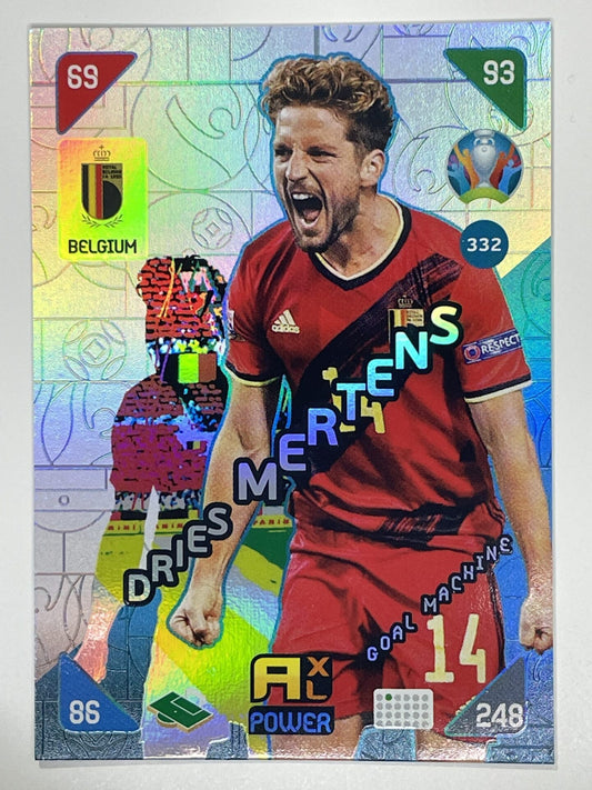 Dries Mertens Goal Machines (Belgium) Football Card &#8211; Euro 2020 Adrenalyn XL