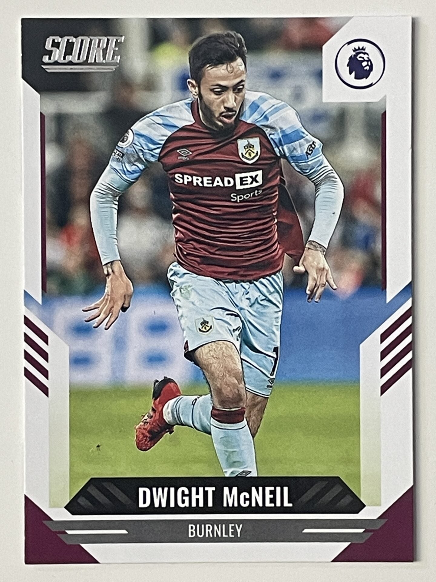 Dwight McNeil Burnley Base Panini Premier League Score 2021 2022