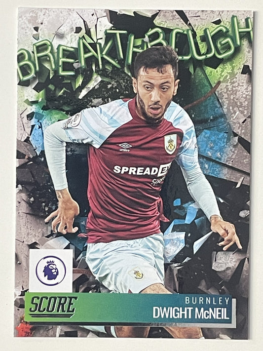 Dwight McNeil Burnley Breakthrough Panini Premier League Score 2021 2022