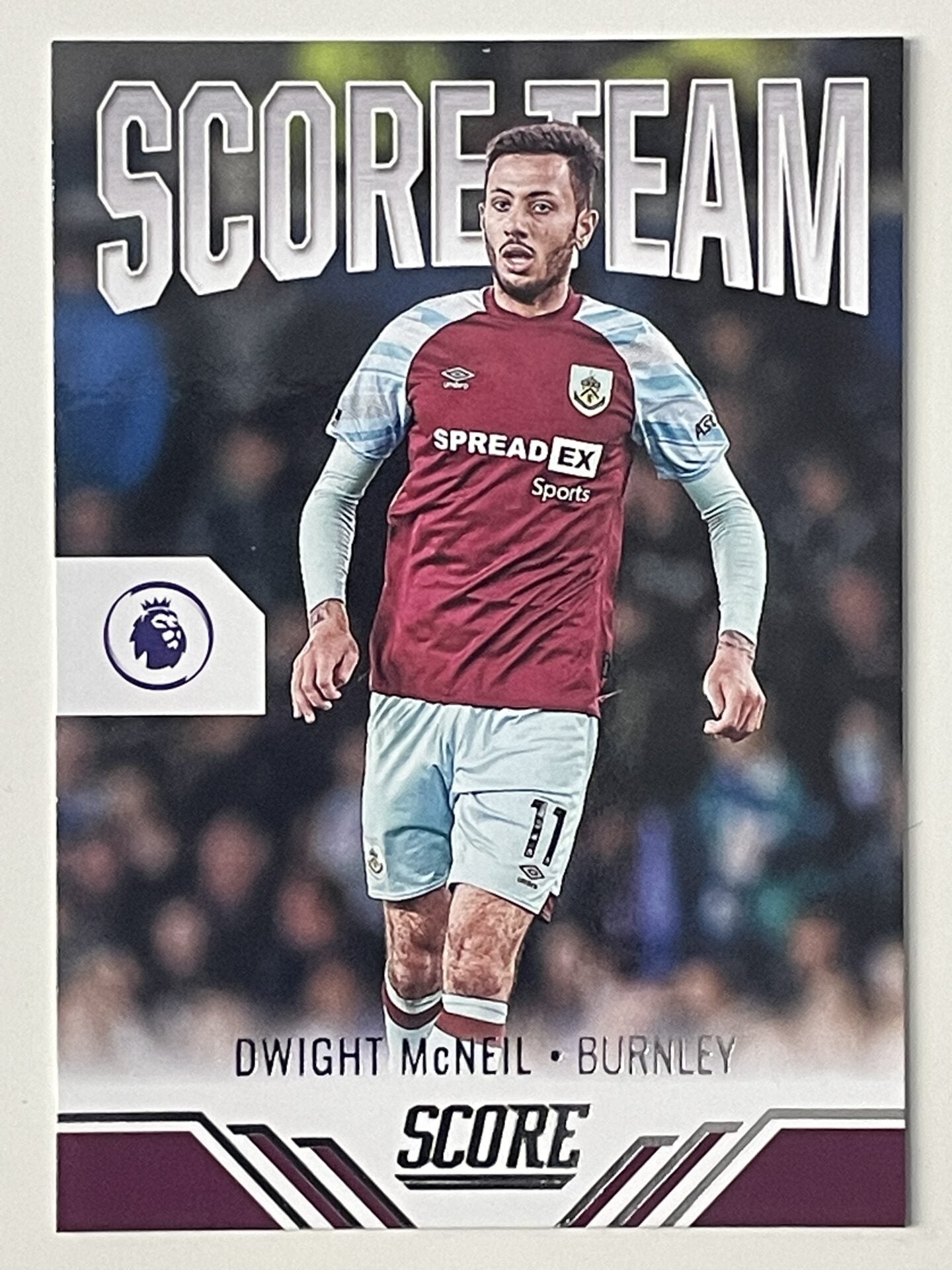 Dwight McNeil Burnley Score Team Panini Premier League Score 2021 2022