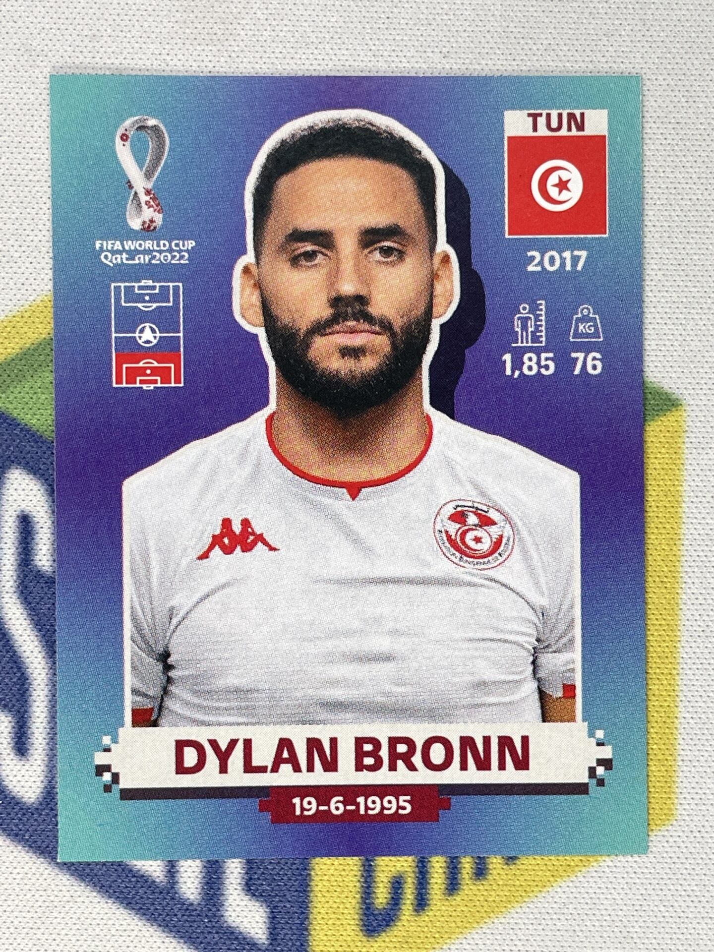 Dylan Brown Tunisia Panini World Cup 2022 Qatar Stickers