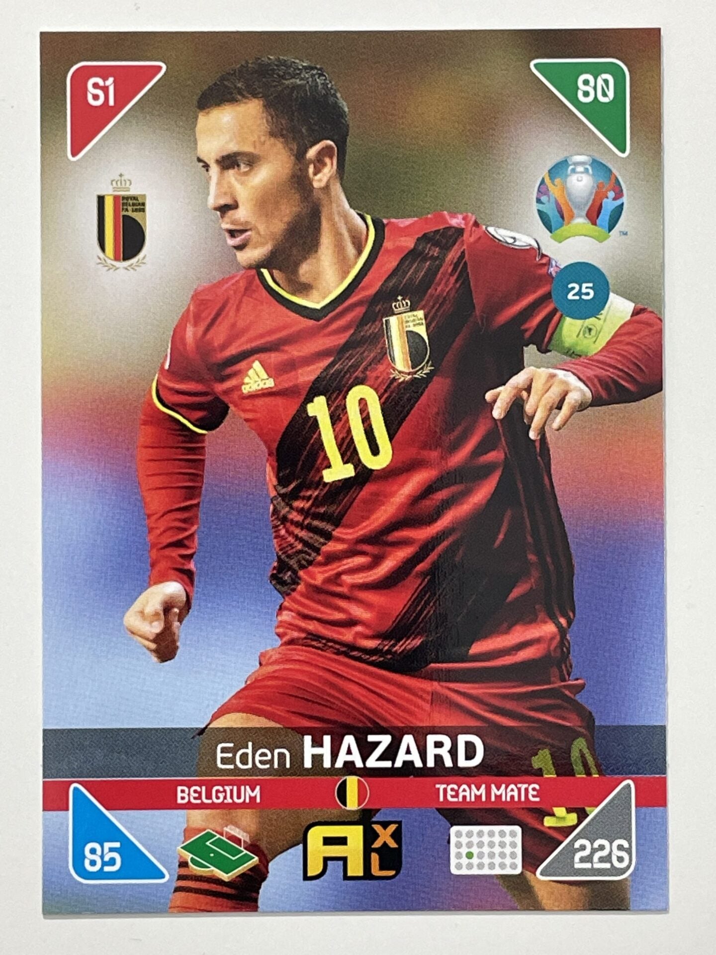 Eden Hazard Team Mates (Belgium) Football Card &#8211; Euro 2020 Adrenalyn XL