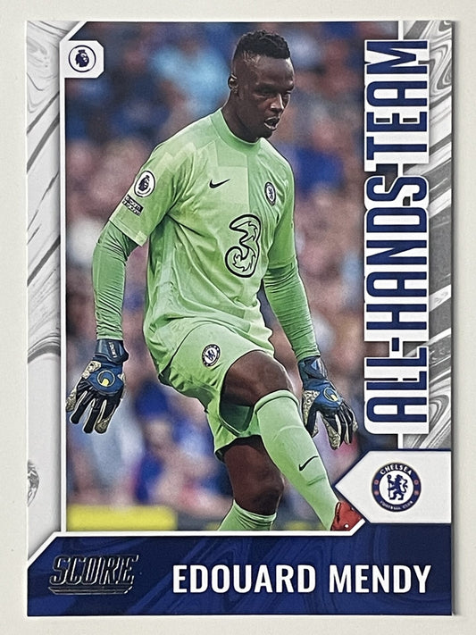 Edouard Mendy Chelsea All-Hands Team Panini Premier League Score 2021 2022