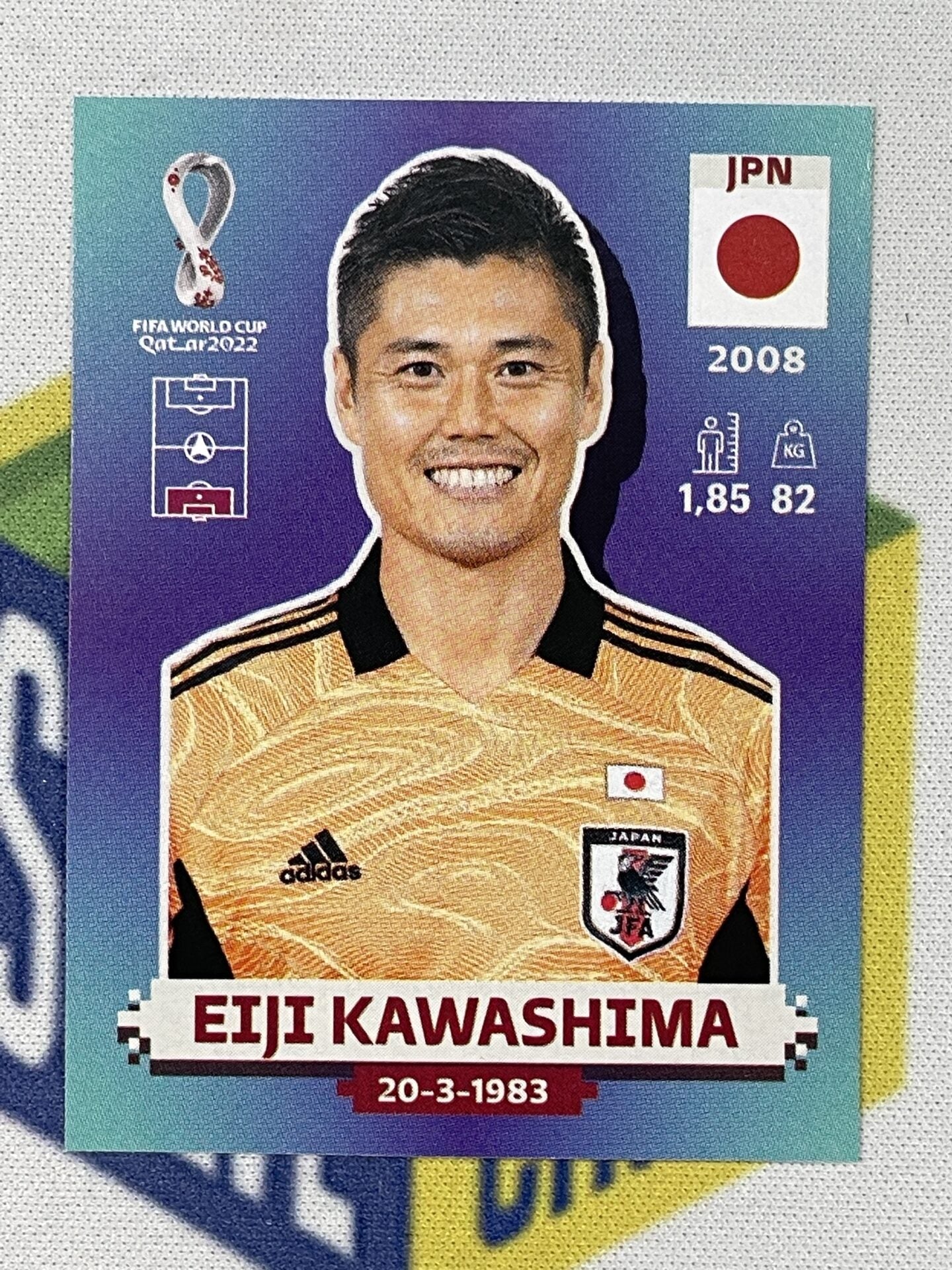 Eiji Kawashima Japan Panini World Cup 2022 Qatar Stickers