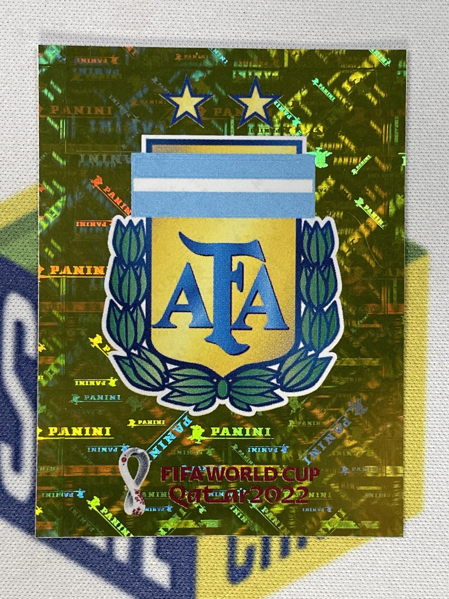 Emblem Argentina Panini World Cup 2022 Qatar Stickers