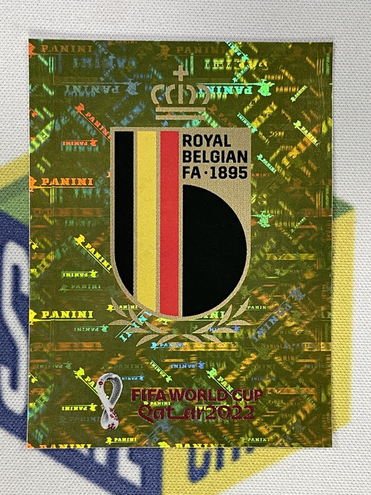 Emblem Belgium Panini World Cup 2022 Qatar Stickers